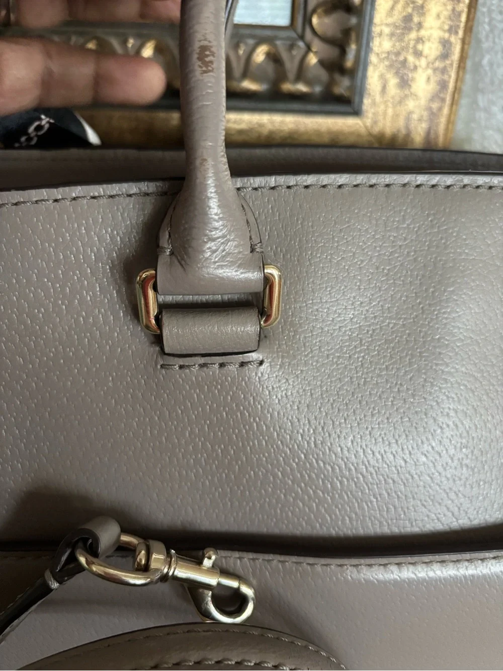 kate spade structured leather